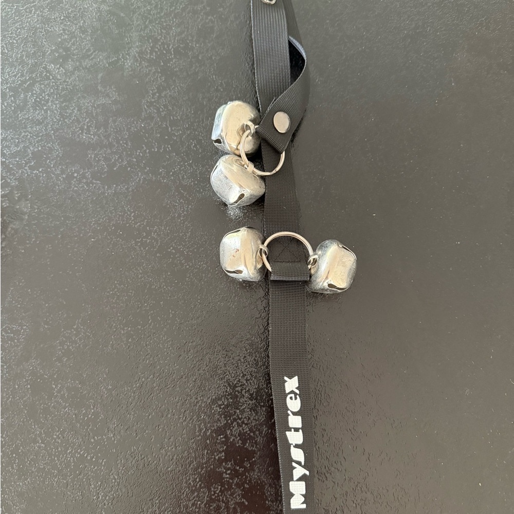 Mystrex Black and Silver Dog Training Bells
